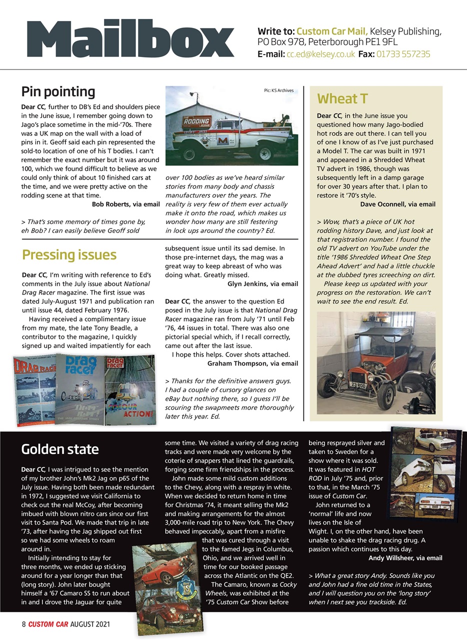 Custom Car Preview Pages