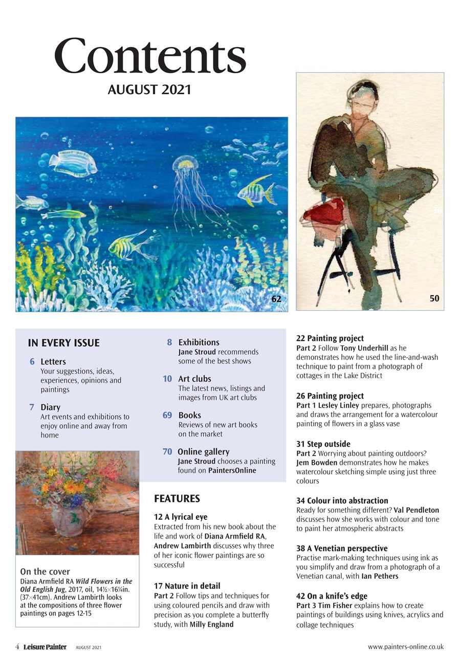 Leisure Painter & The Artist Preview Pages