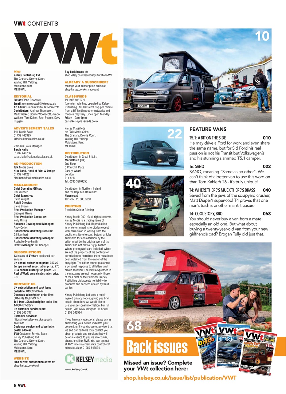 VWt Magazine Preview Pages