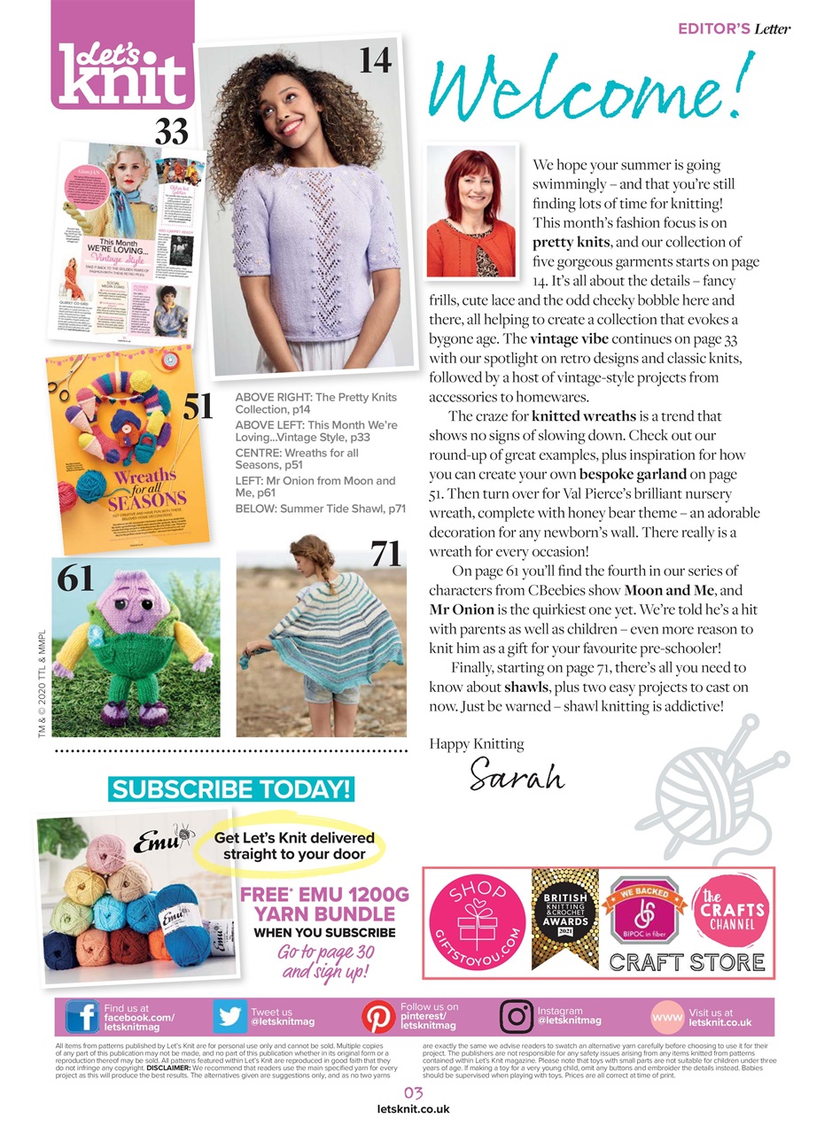 Let's Knit Preview Pages