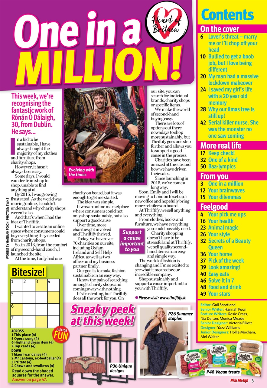 Pick Me Up Preview Pages