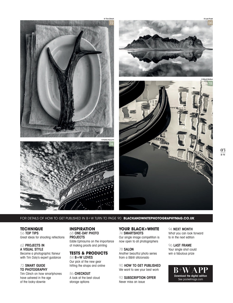Black+White Photography Preview Pages