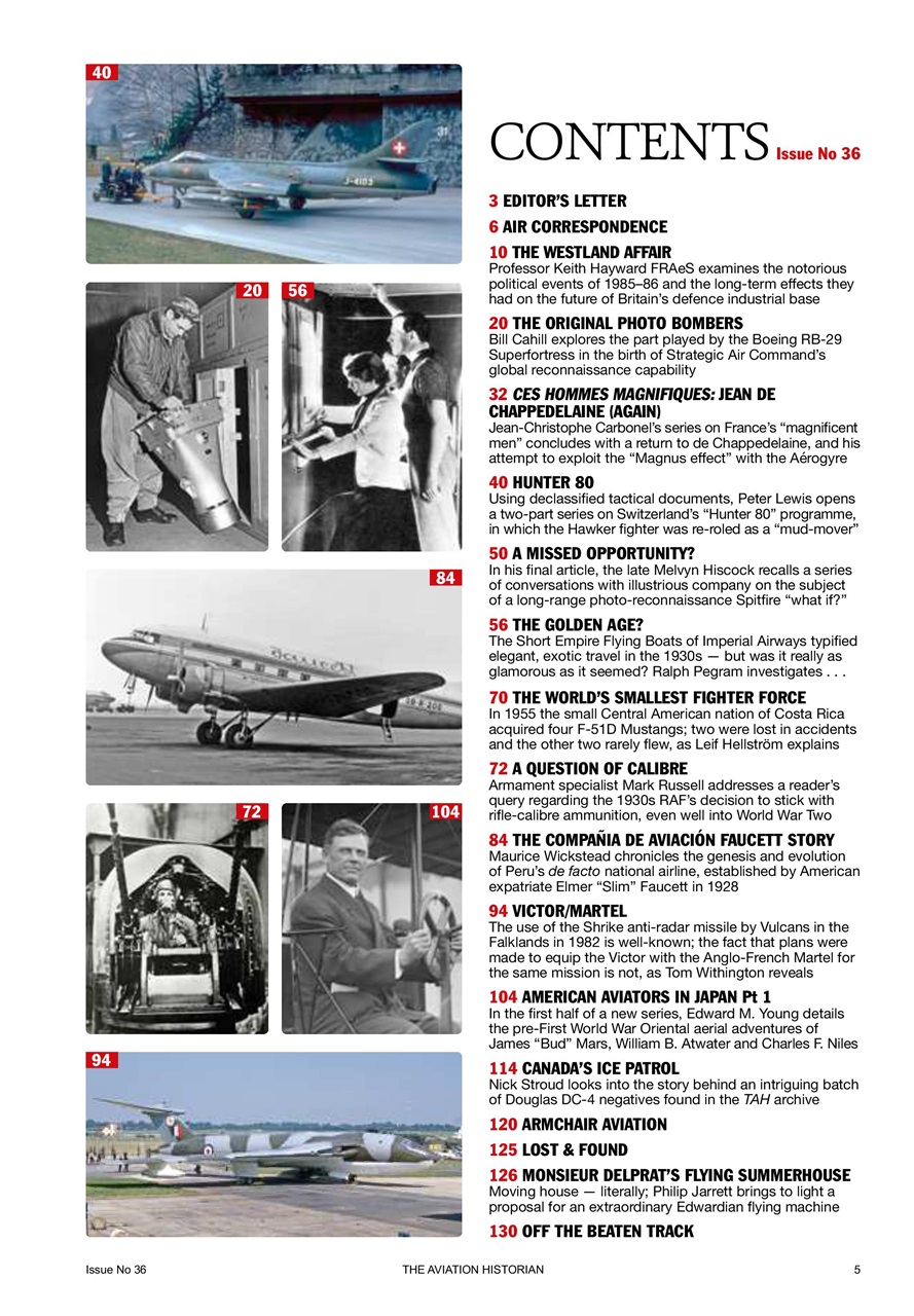 The Aviation Historian Magazine Preview Pages