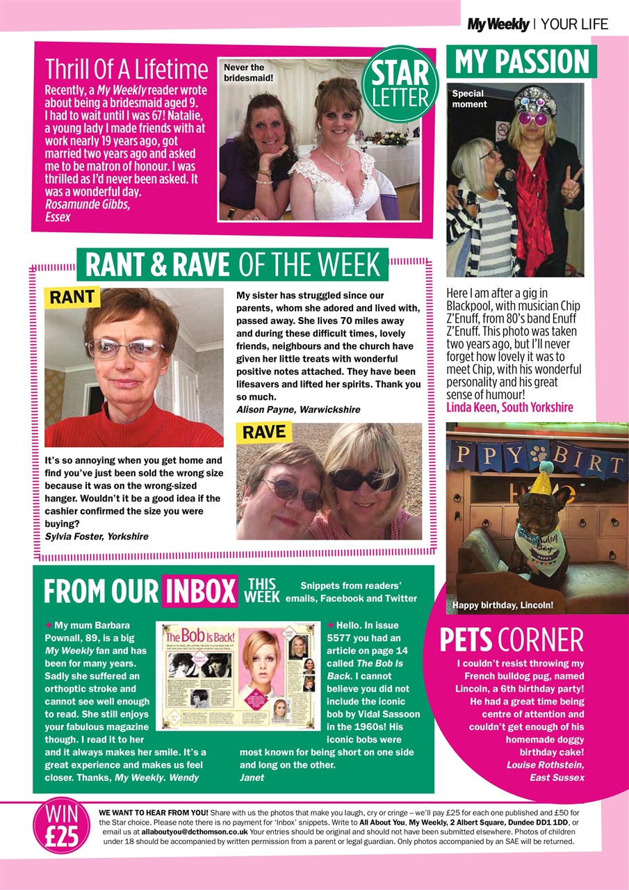 My Weekly Preview Pages