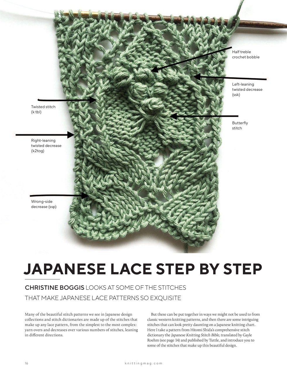 Knitting Preview Pages