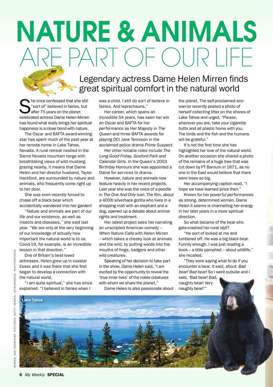 My Weekly Special Preview Pages