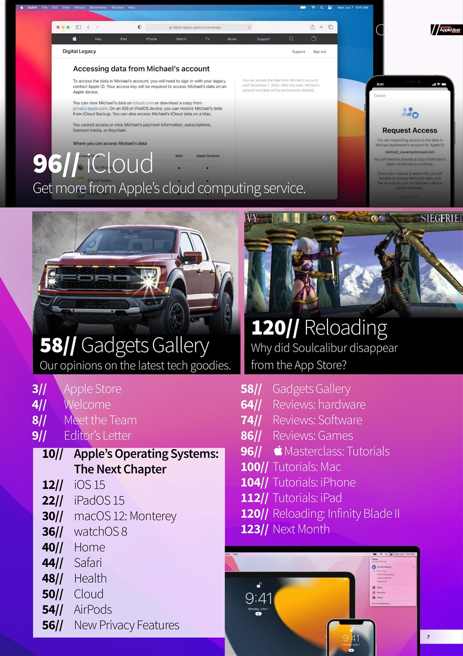 Essential Apple User Preview Pages