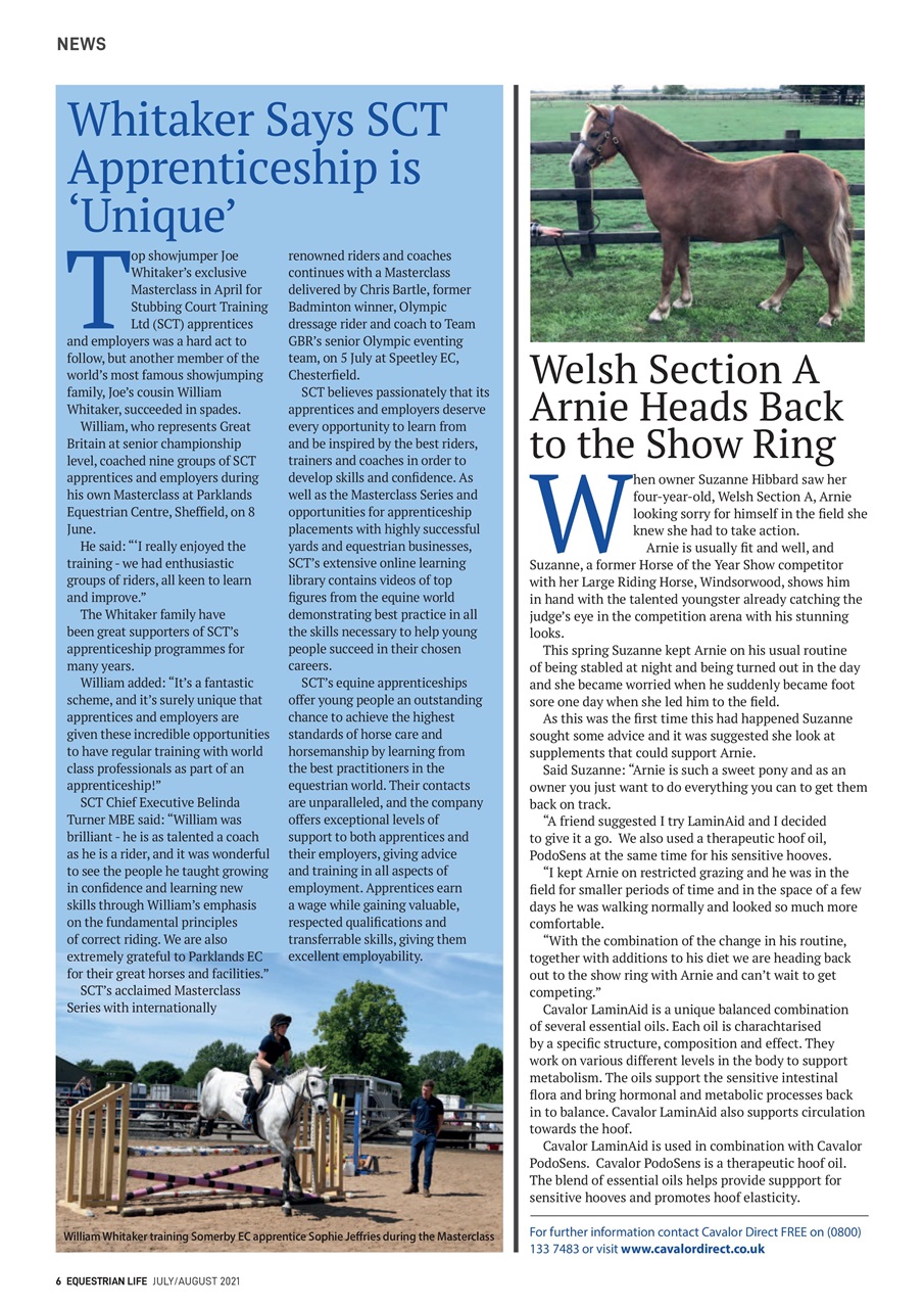 Equestrian Life Magazine Preview Pages