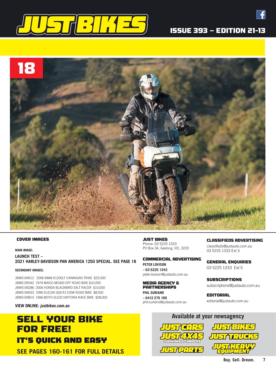 JUST BIKES Preview Pages