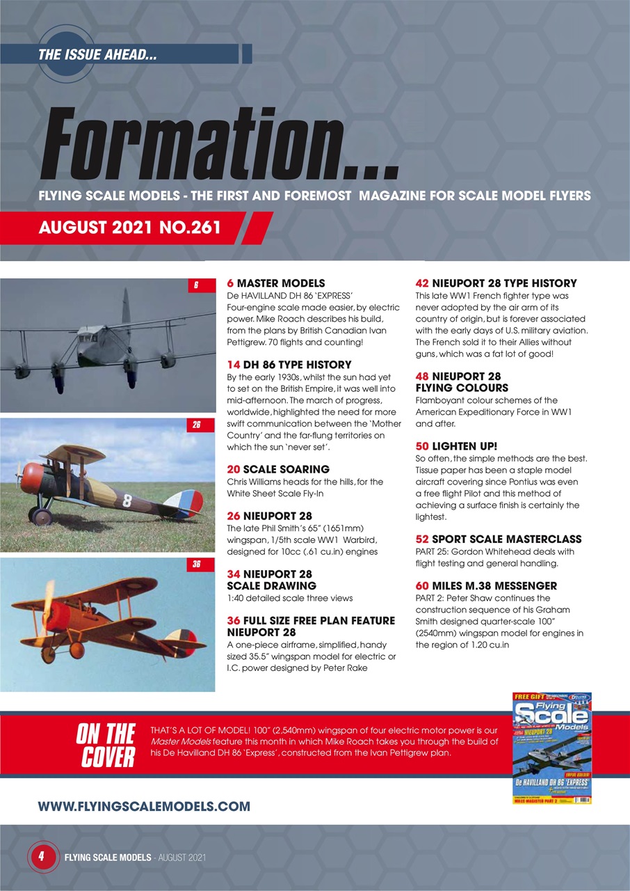 Radio Control Model Flyer Preview Pages