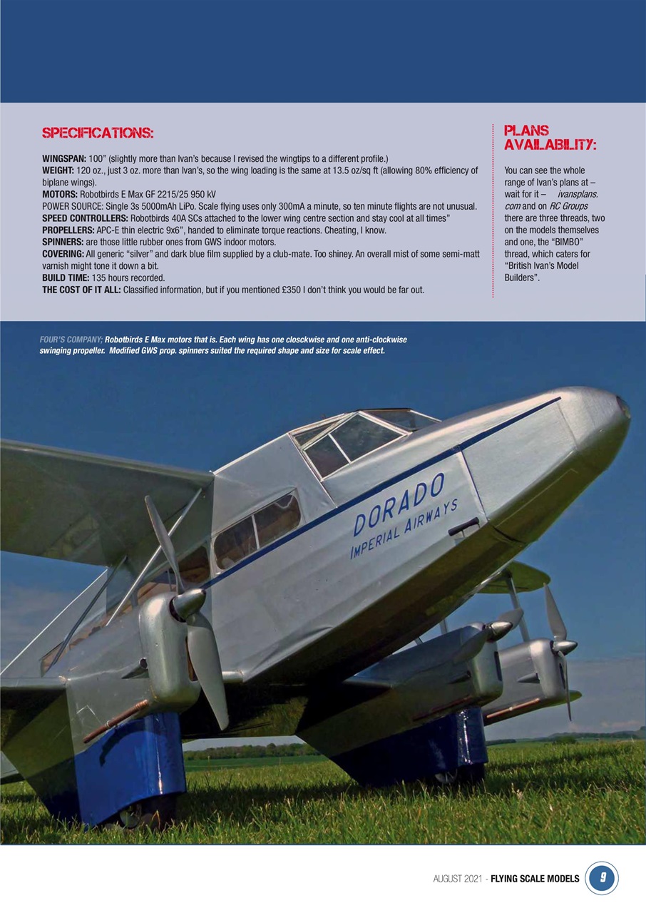 Flying Scale Models Preview Pages