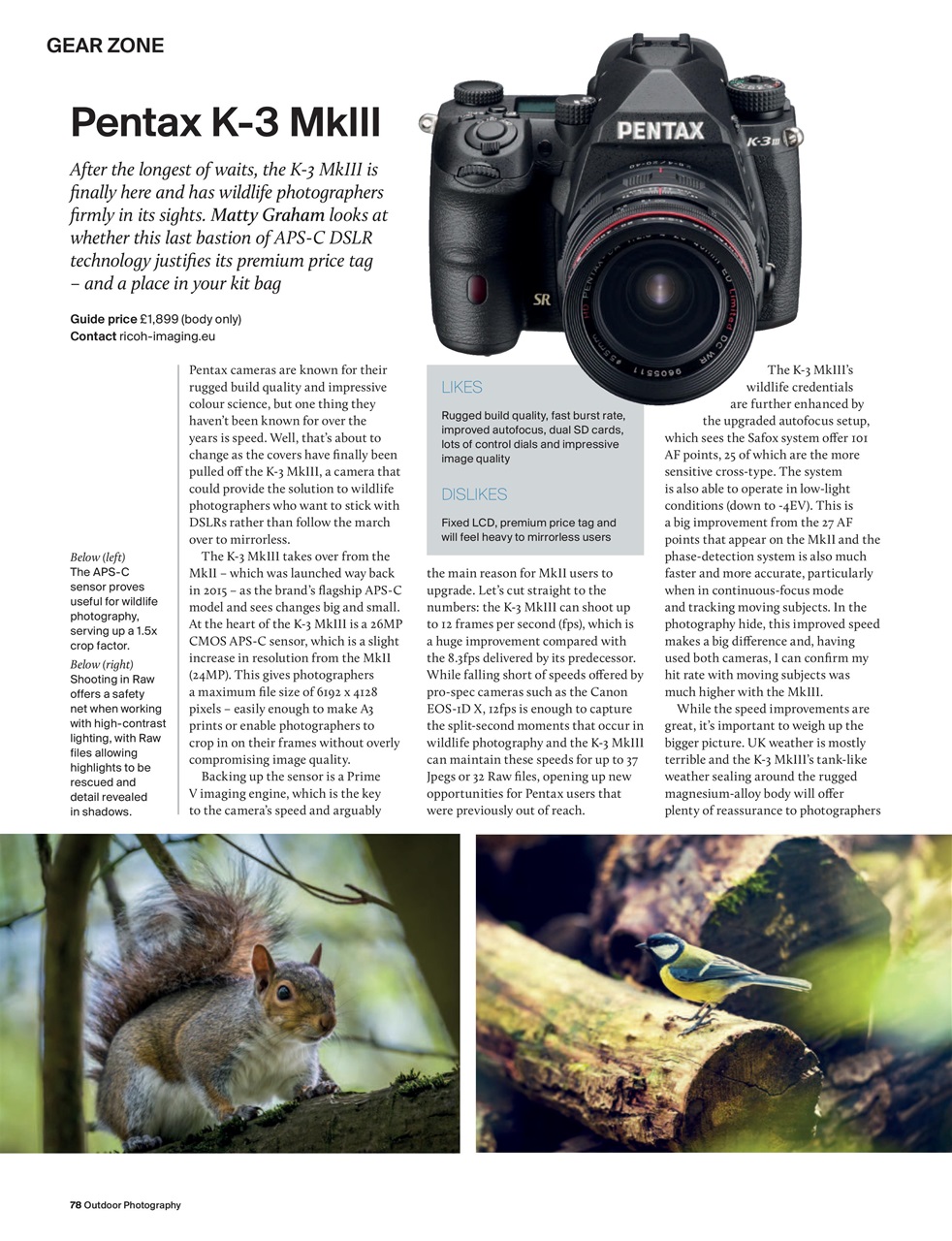 Outdoor Photography Preview Pages