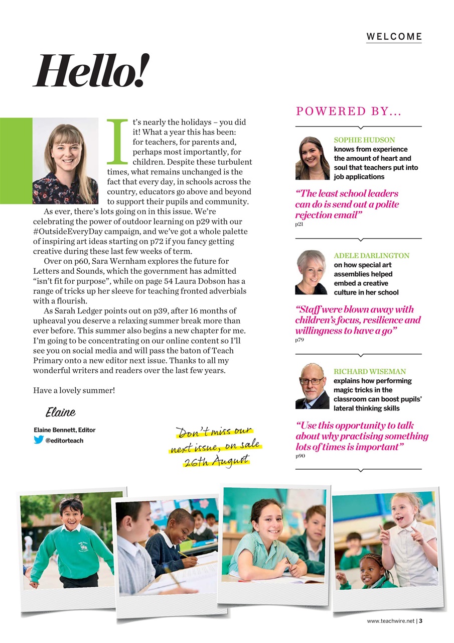 Teach Primary Preview Pages