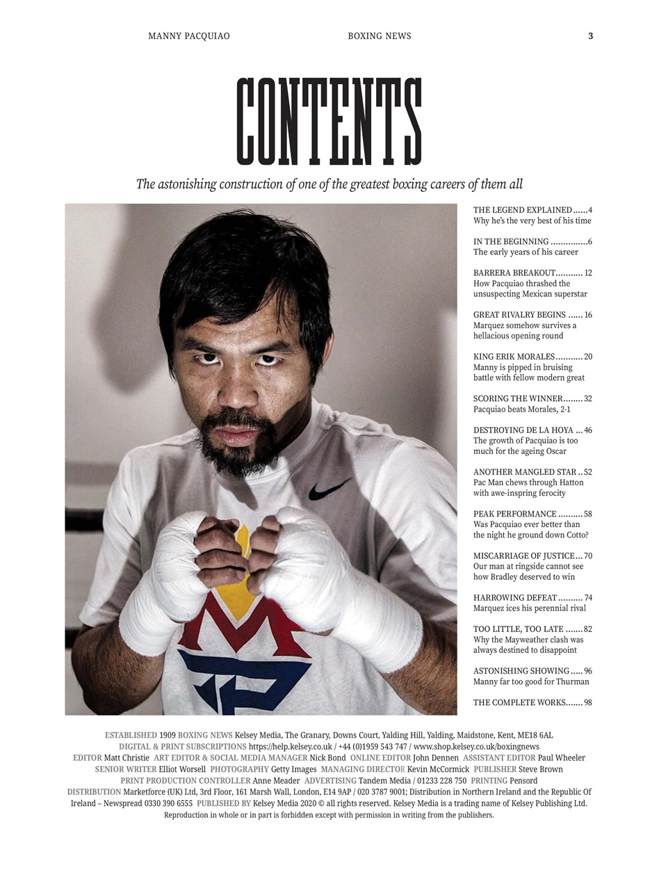 Boxing News Presents Preview Pages