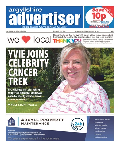 Argyllshire Advertiser issue 02 Jul 2021