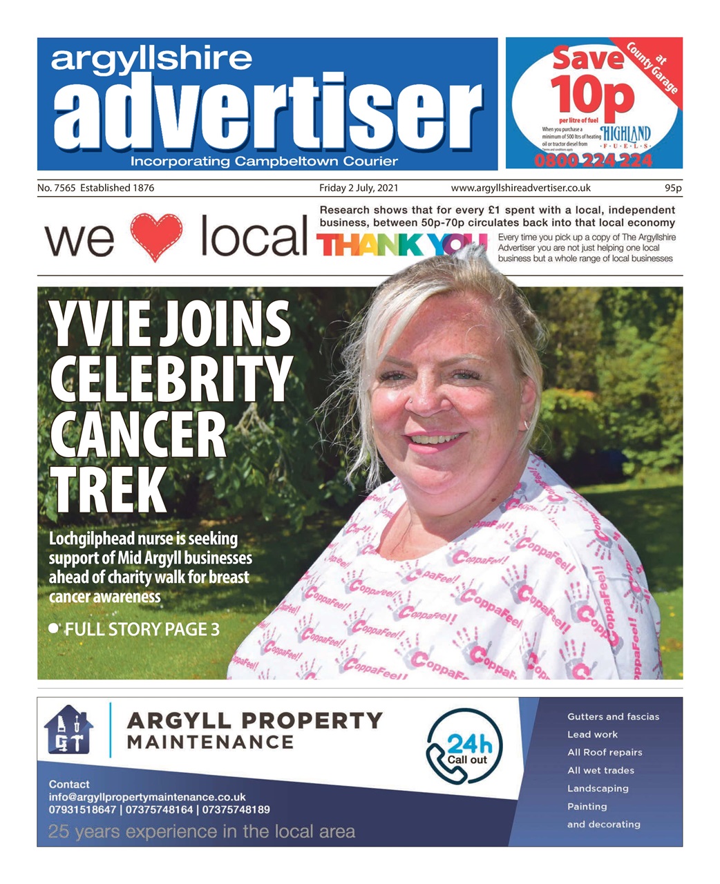 Argyllshire Advertiser Preview Pages
