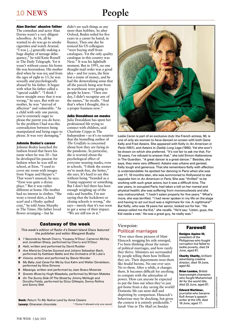 The Week Preview Pages