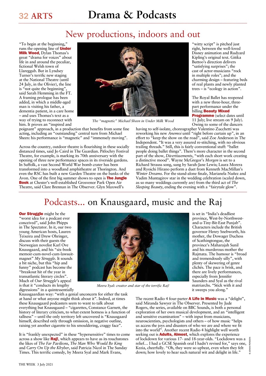 The Week Preview Pages