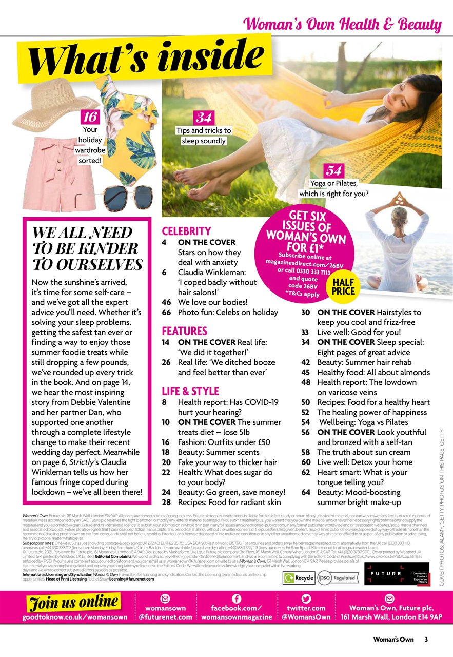 Woman's Own Lifestyle Special Preview Pages