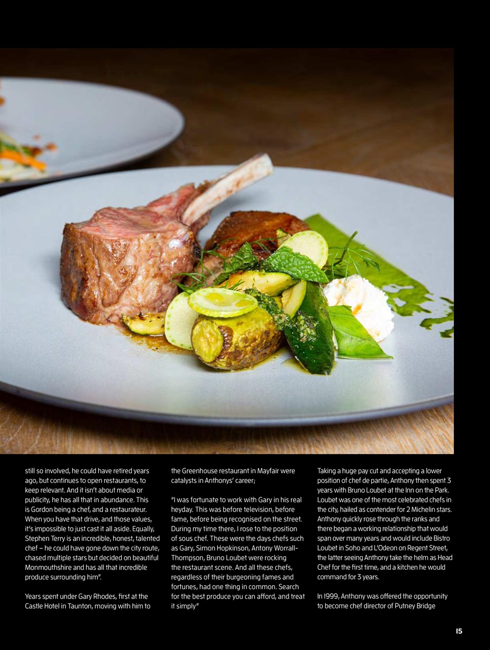 Chef & Restaurant Magazine Preview Pages