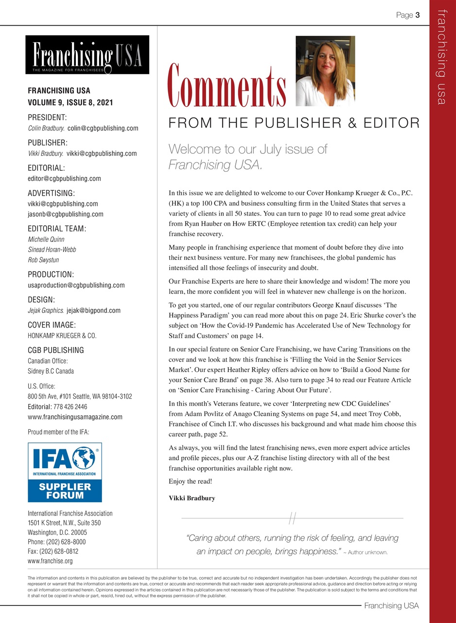Franchising USA Preview Pages