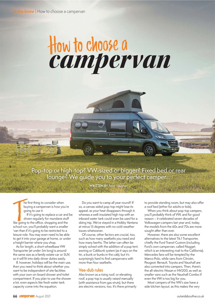 Campervan Preview Pages