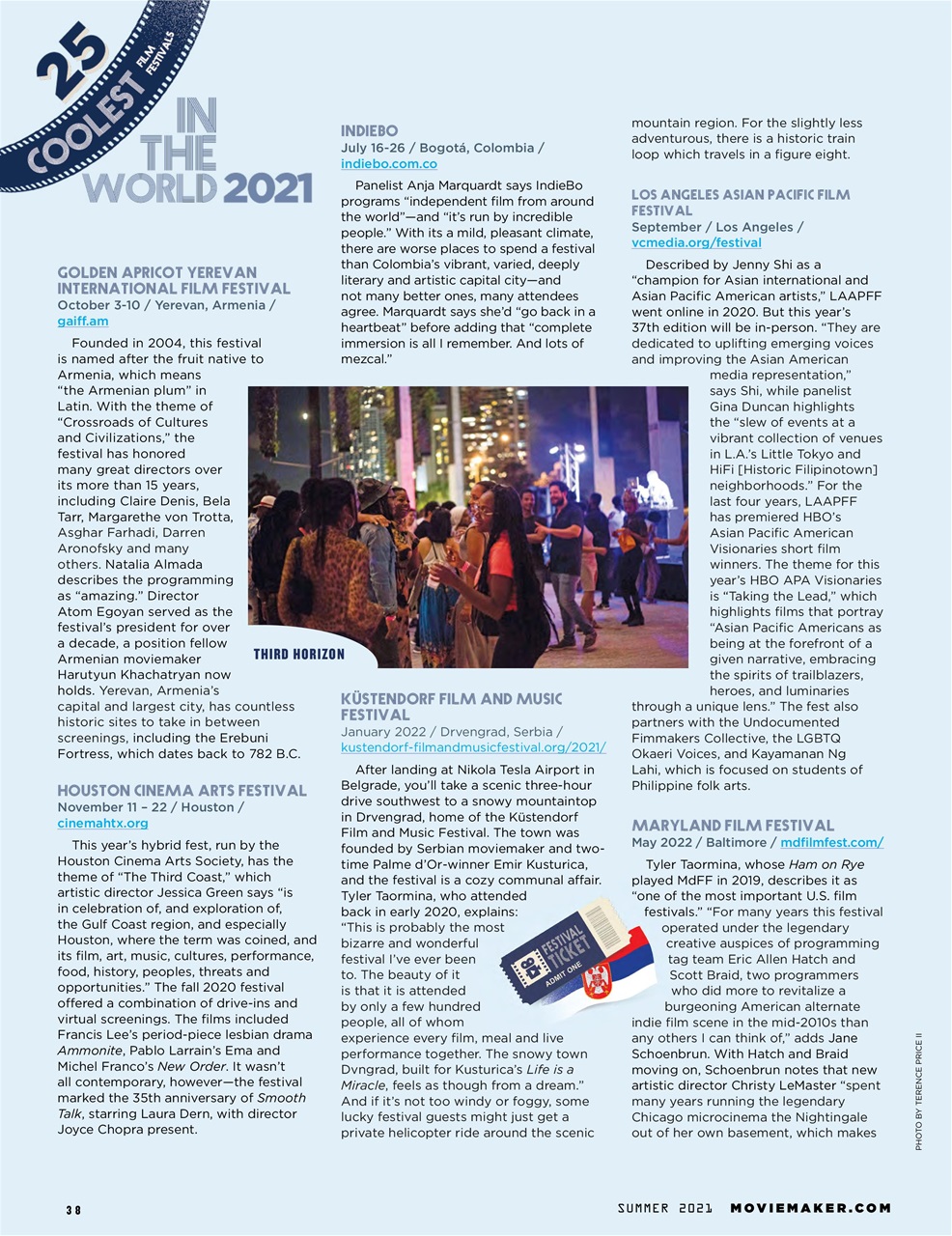 MovieMaker Magazine Preview Pages