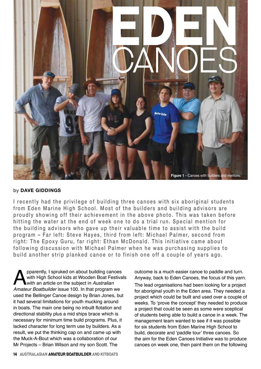 Australian Amateur Boat Builder Preview Pages