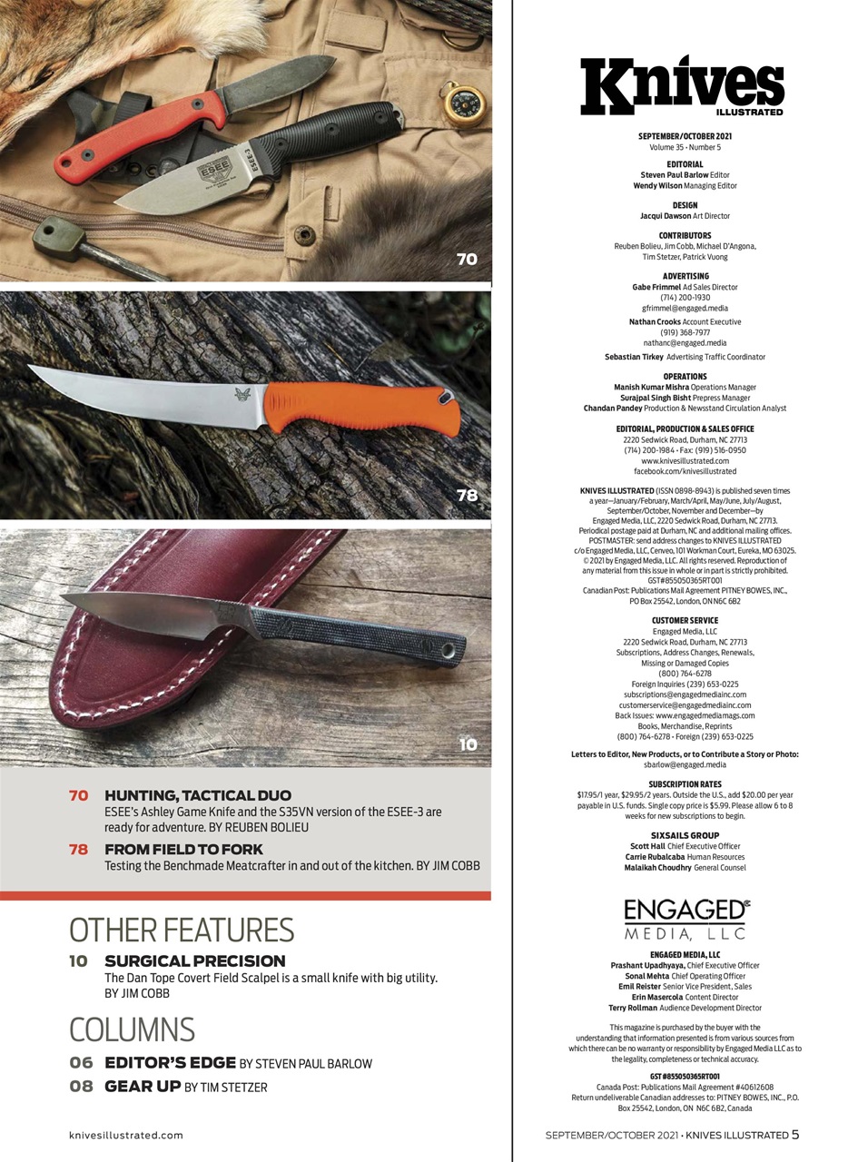 Knives Illustrated Preview Pages