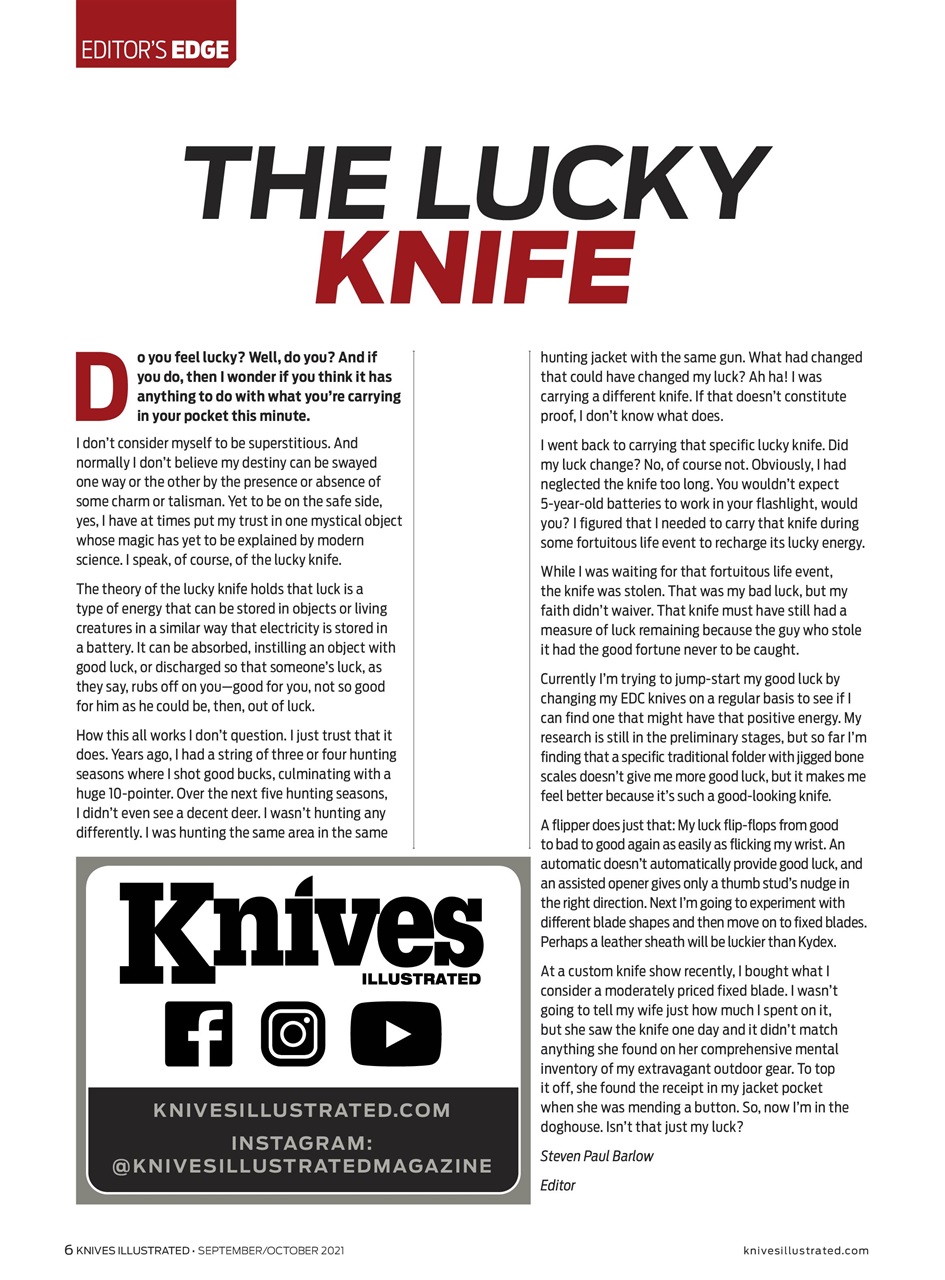 Knives Illustrated Preview Pages