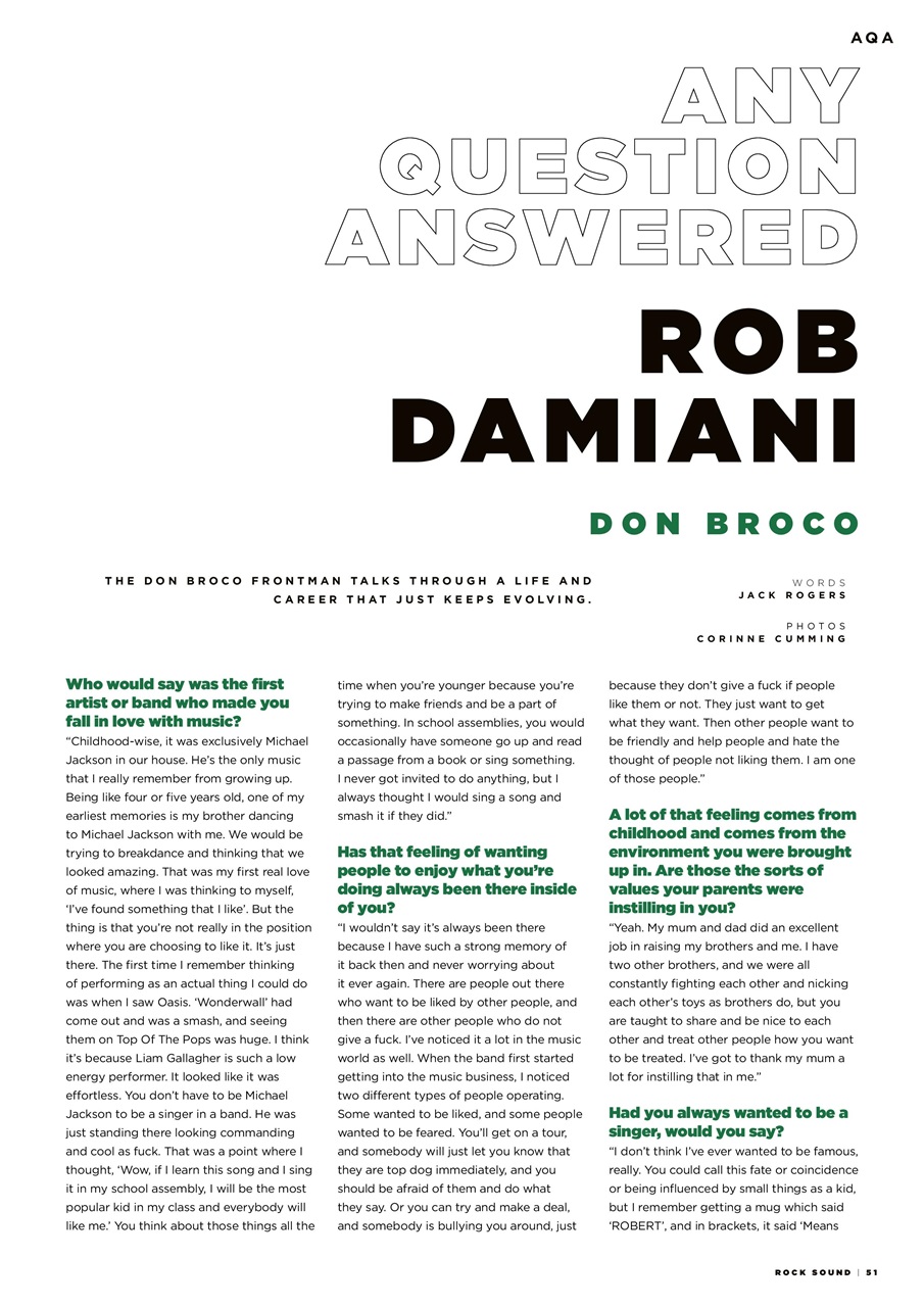 Rock Sound Magazine Preview Pages