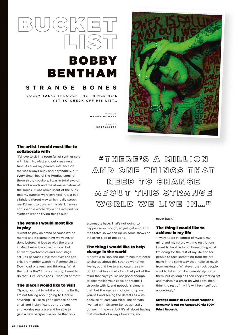 Rock Sound Magazine Preview Pages