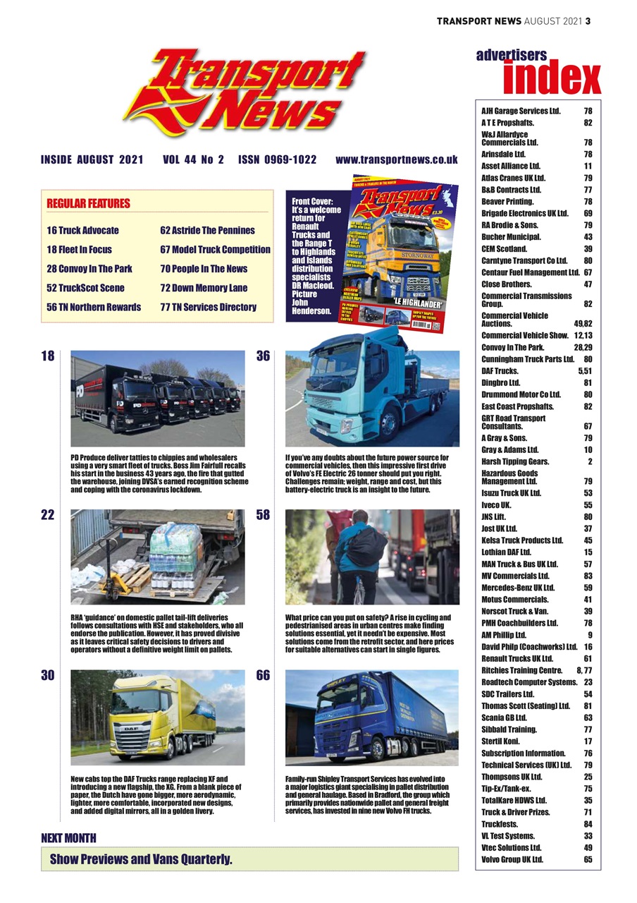 Transport News Preview Pages