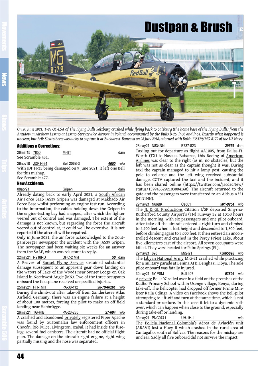 Scramble Magazine Preview Pages