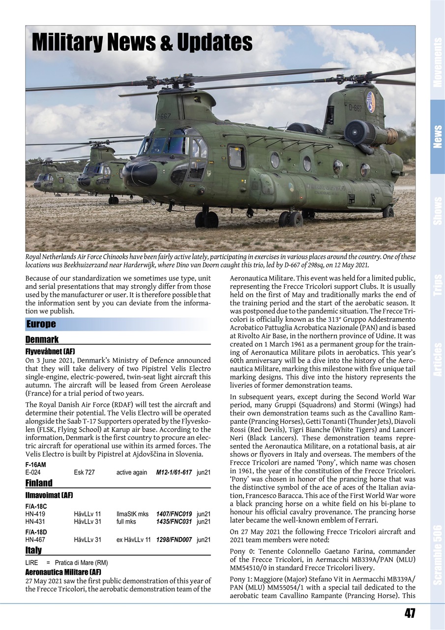 Scramble Magazine Preview Pages