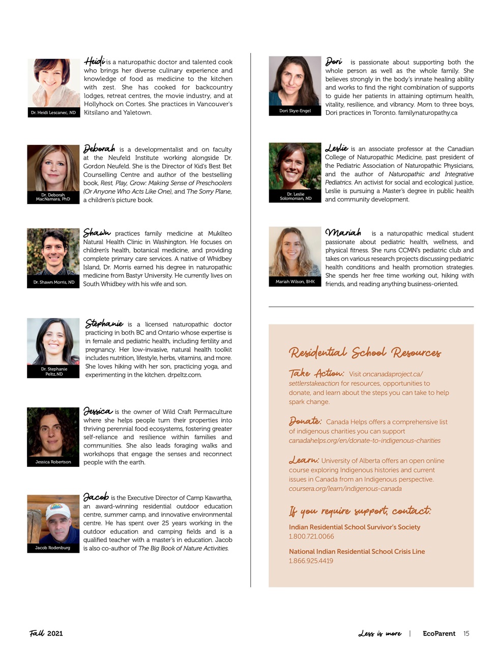 Ecoparent Magazine Preview Pages