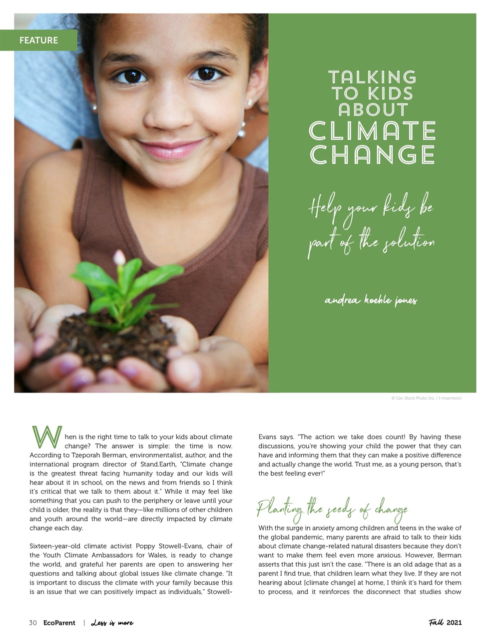 Ecoparent Magazine Preview Pages
