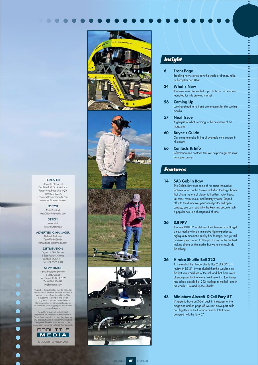 Radio Control DroneZone Preview Pages