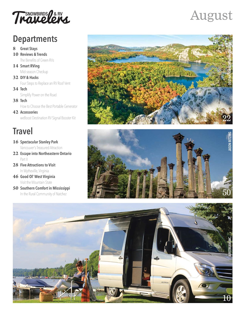 Snowbirds & RV Travelers Preview Pages