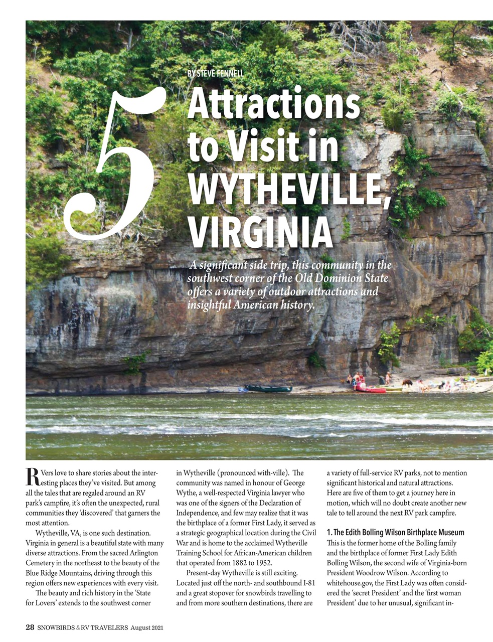 Snowbirds & RV Travelers Preview Pages