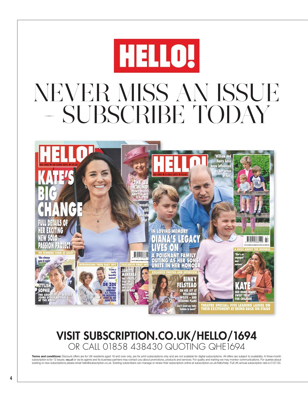 Hello! Magazine Preview Pages