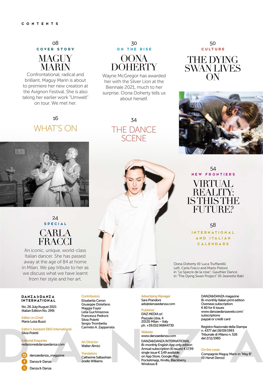 DANZA&DANZA International Preview Pages