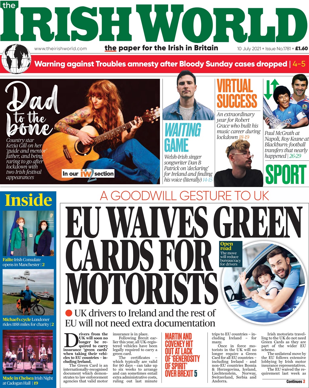 Irish World Preview Pages