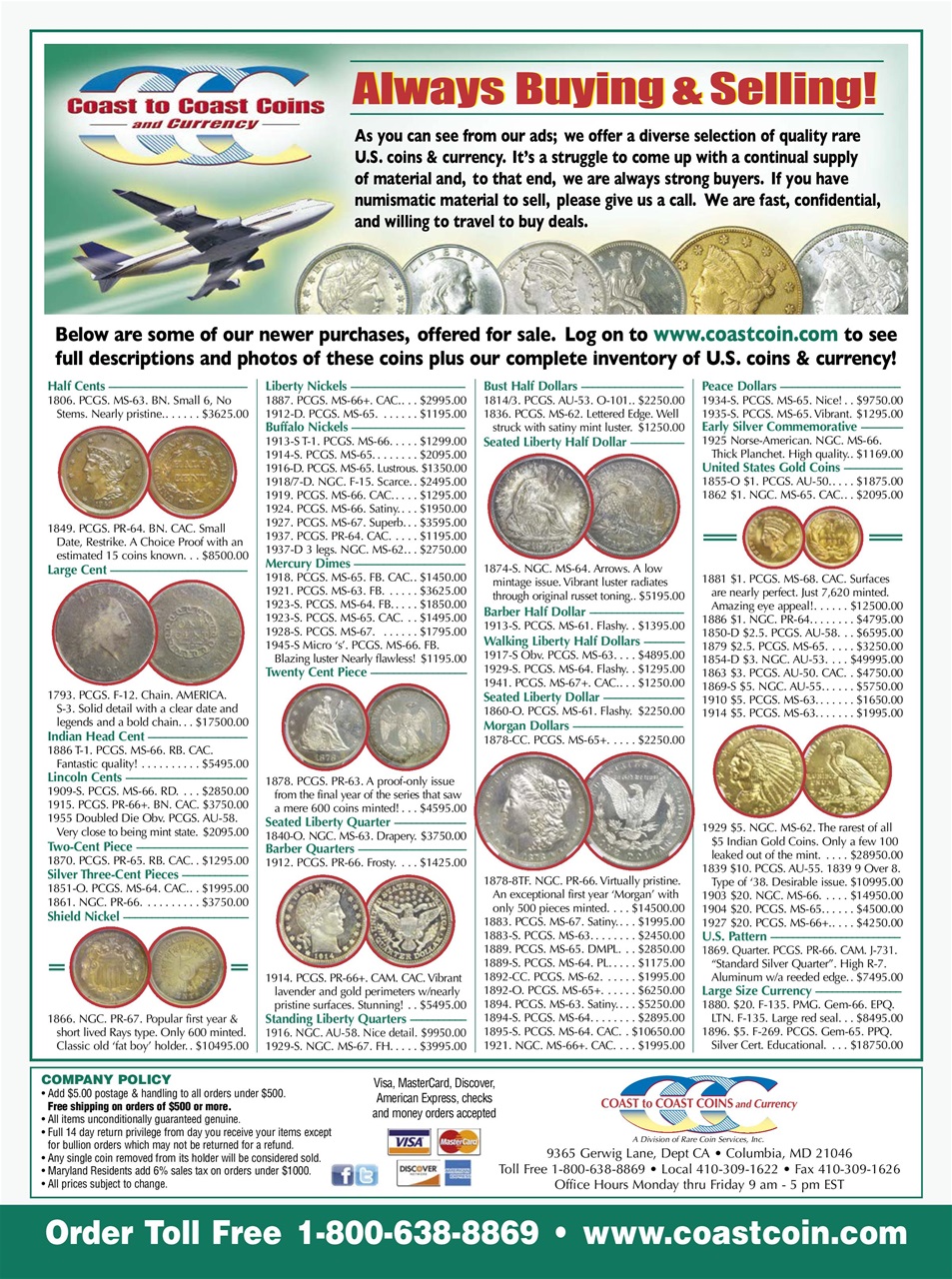 COINage Magazine Preview Pages