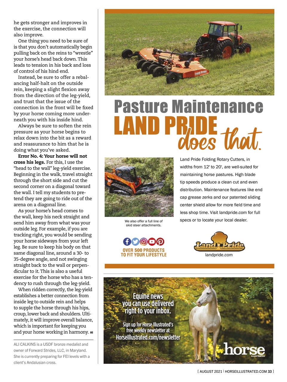 Horse Illustrated Magazine Preview Pages