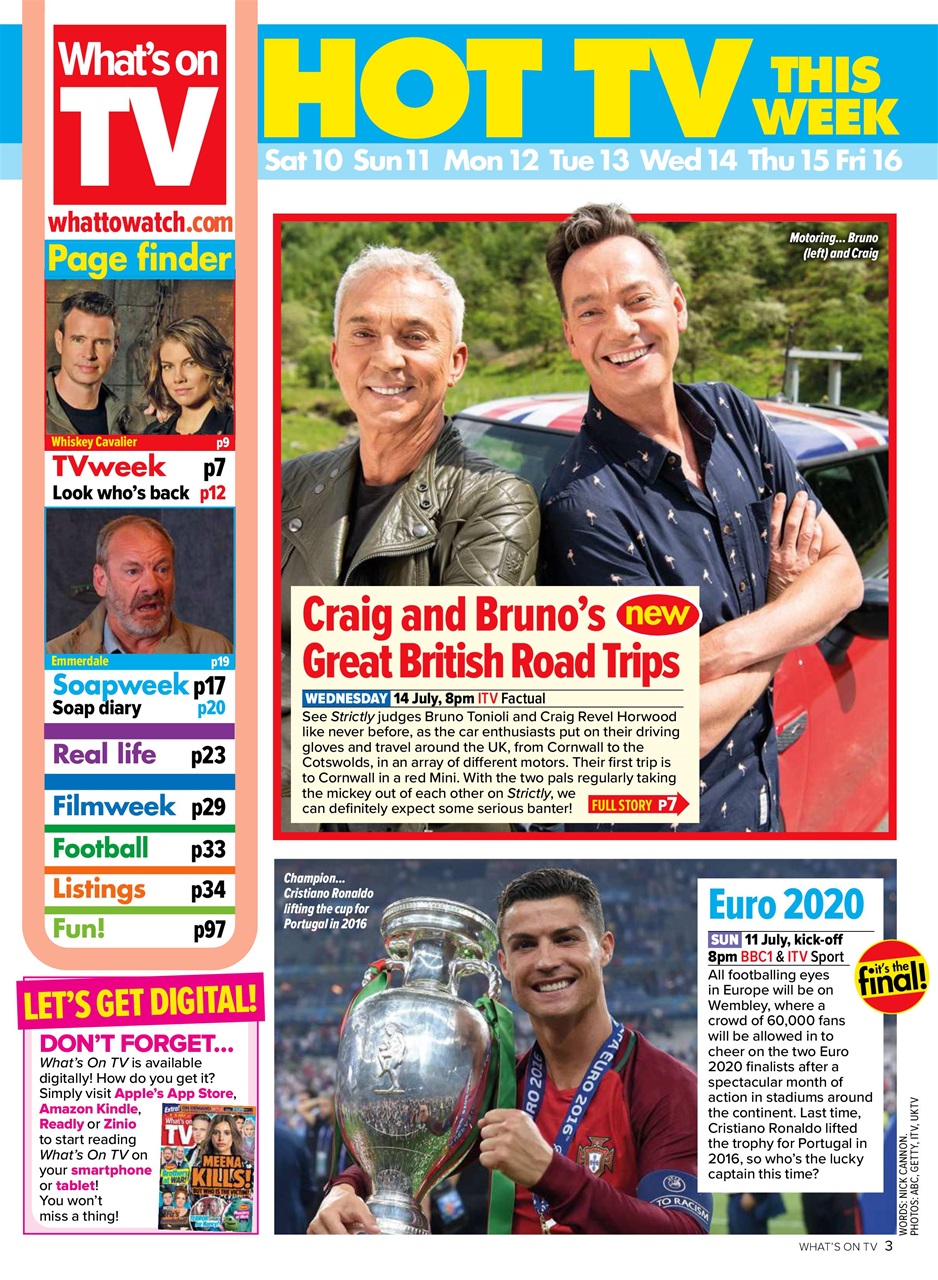 What's on TV Preview Pages