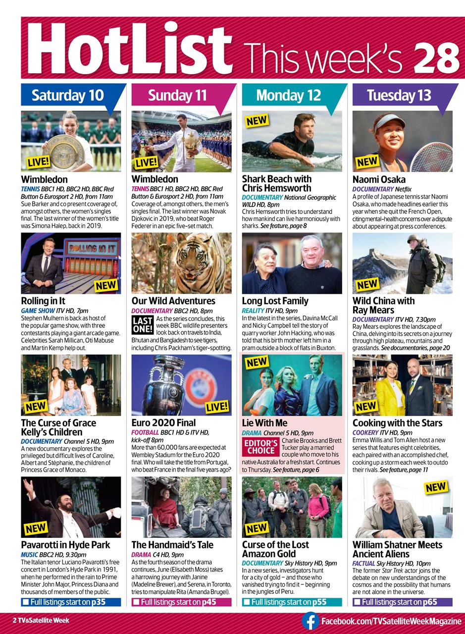 TV & Satellite Week Preview Pages