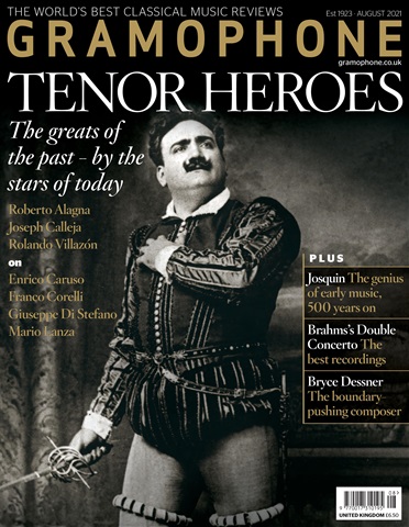 Gramophone issue August 2021