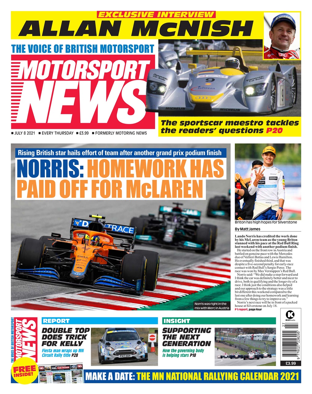 Motorsport News Preview Pages