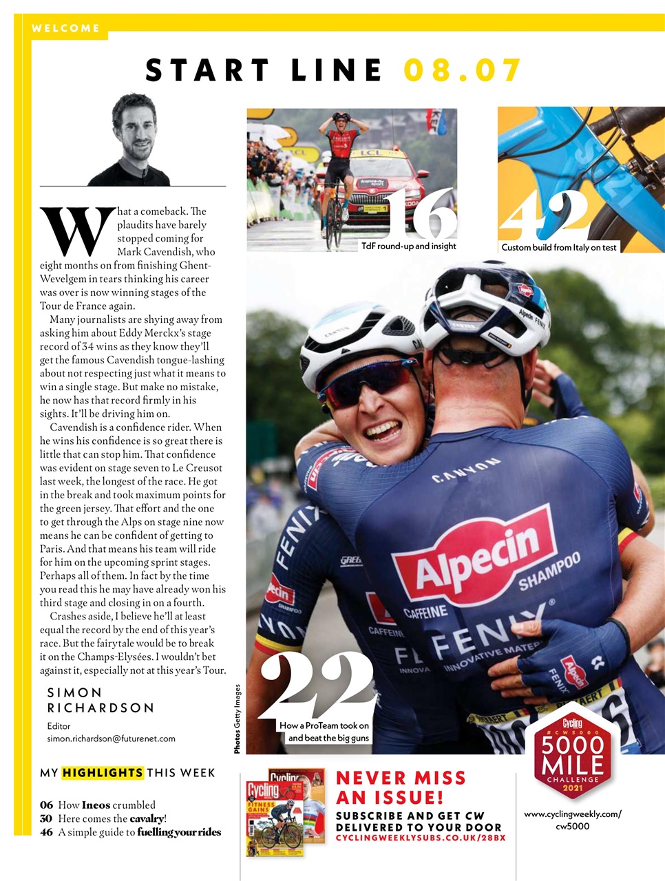 Cycling Weekly Preview Pages